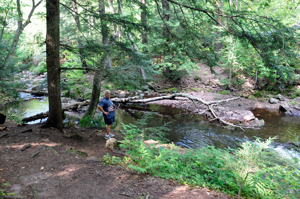 Lee Duquette by Little Carp River